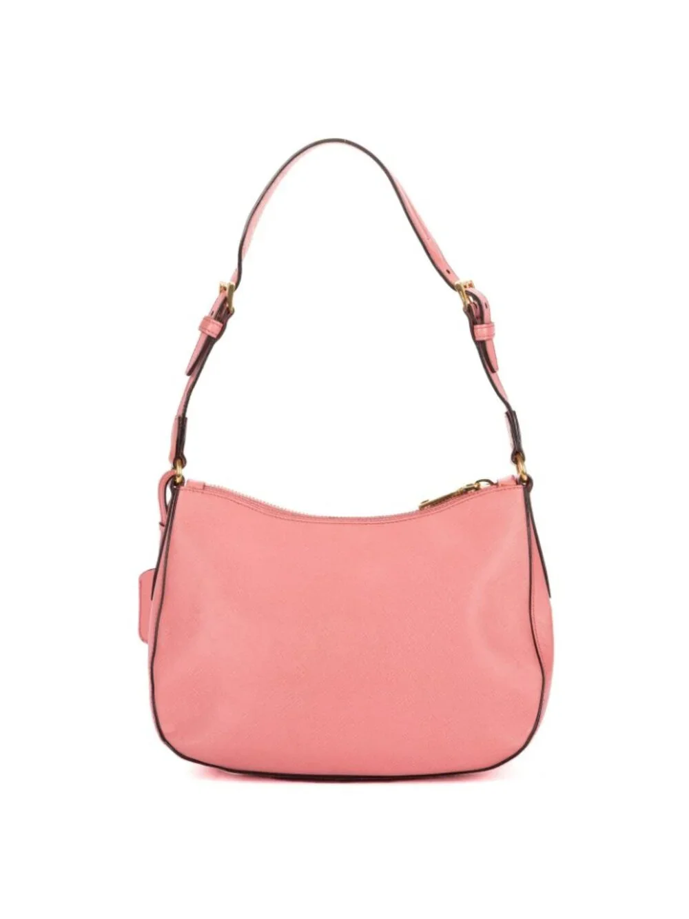Prada Hobo Pink Saffiano Leather